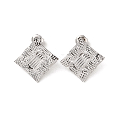 Non-Tarnish 304 Stainless Steel Stud Earrings for Women EJEW-L272-027P-01-1