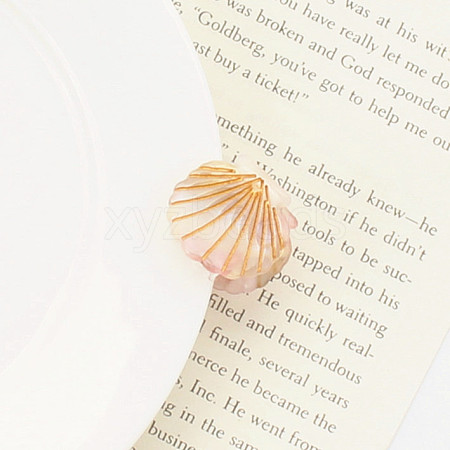 Cellulose Acetate(Resin) Shell Shape Hair Claw Clips LS-OHAR-PW0003-029H-1