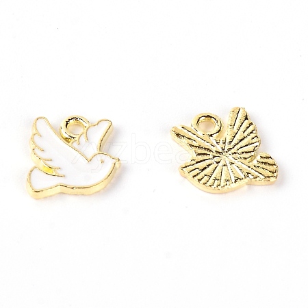 Zinc Alloy Enamel Charms PALLOY-TAC0022-10B-1