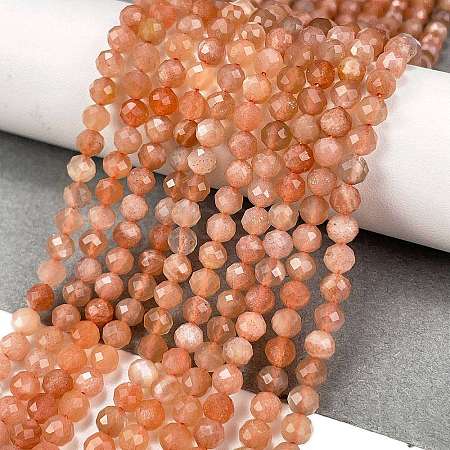 Natural Moonstone Beads Strands G-C127-A02-02-1