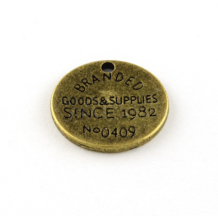 Tibetan Style Alloy Pendants TIBE-Q050-174AB-LF-1