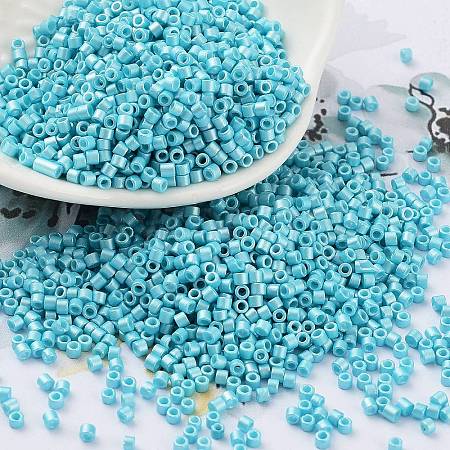 Baking Paint Glass Seed Beads SEED-S042-15B-34-1