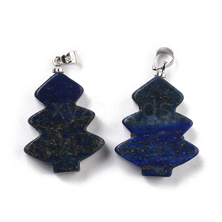 Natural Lapis Lazuli Pendants G-A203-01C-P-1