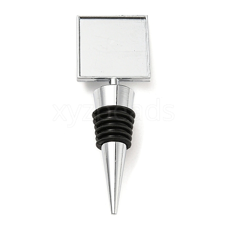 Alloy Red Wine Stopper AJEW-Z016-02D-P-1