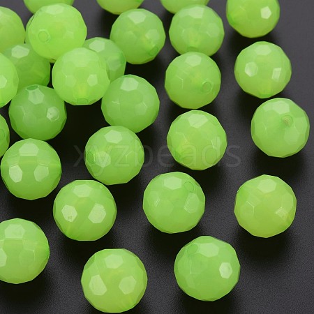 Imitation Jelly Acrylic Beads MACR-S373-97C-E06-1