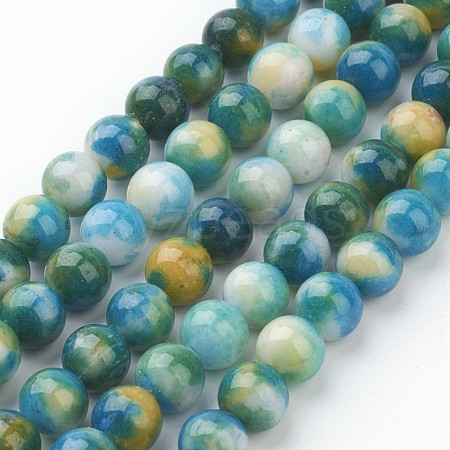 Jade Beads Strands X-G-D264-8mm-XH05-1