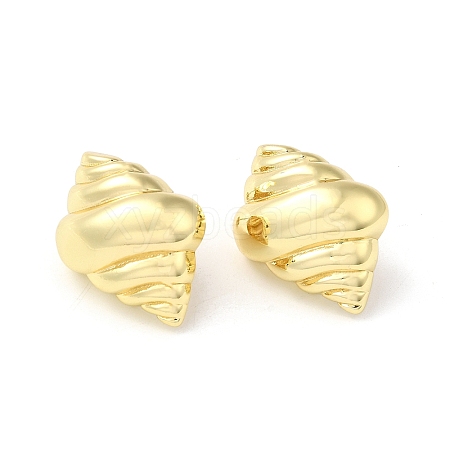 Rack Plating Brass Stud Earrings X-EJEW-Q786-01G-1