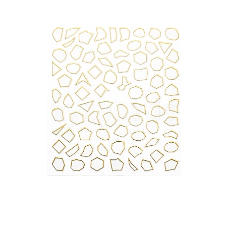 Hot Stamping 3D Watermark Slider Gel Nail Art Decals MRMJ-T072-DP0201-1