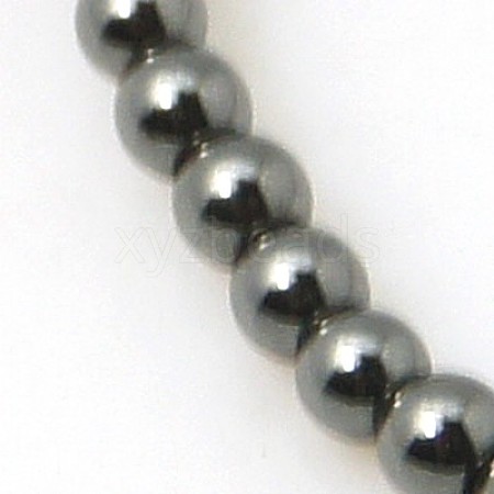 Non-magnetic Synthetic Hematite Beads Strands G-D384-05-1