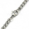 Trendy Men's 201 Stainless Steel Box Chain Necklaces NJEW-L043B-46P-3