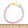 4MM Braided Nylon Cord Bracelets FIND-A057-01G-19-4
