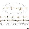 Handmade Natural Indian Agate Chip Beaded Chains CHC-F020-09G-15-2