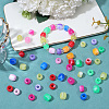 320Pcs 16 Colors  Acrylic European Beads MACR-PA0001-75-4