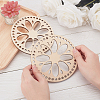 Wooden Basket Bottoms AJEW-WH0126-08A-3