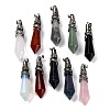 Gemstone Pointed Big Pendants G-Q184-02AS-1