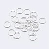 925 Sterling Silver Soldered Closed Jump Rings STER-F036-03S-1x8-1