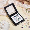 PU Leather Loose Diamnond Gemstone Display Boxes LBOX-WH0004-05-4
