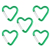 5Pcs Zinc Alloy Spring Gate Rings FIND-YW0010-59E-1