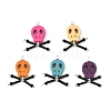 Dyed Synthetic Turquoise Pendants PALLOY-TA00449-1