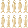 10Pcs Brass Charms KK-SC0007-48-1