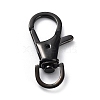 Ion Plating(IP) 304 Stainless Steel Swivel Lobster Claw Clasps STAS-I117-01B-01-1