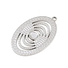 304 Stainless Steel Pendant Cabochon Settings LS-STAS-L313-07P-2