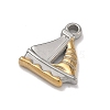 304 Stainless Steel Pendants STAS-K311-14GP-2