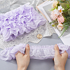10 Yards Polyester Lace Ribbon OCOR-GF0006-25D-3