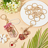 12Pcs Alloy Swivel Clasp FIND-SC0010-10KCG-4