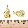 Brass Micro Pave Cubic Zirconia Pendants KK-I371-13G-3