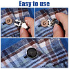 Zinc Alloy Enamel Cufflinks BUTT-GL0001-12-4