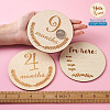 Basswood Milestone Cards WOOD-TA0001-41A-15