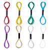 8 Skeins 8 Colors 6-Ply Polyester Metallic Embroidery Floss DIY-TAC0020-73-1