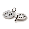 Non-Tarnish 304 Stainless Steel Charms LS-STAS-D050-07P-03-3