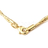 Brass Chain Necklaces NJEW-F313-04G-3
