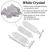 Natural Quartz Crystal Double Terminated Points G-WH0021-29-2