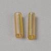 300Pcs Transparent Glass Round Bugle Beads GLAA-WH0015-74J-2