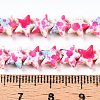 Spray Painted Synthetic Turquoise Beads Strands UNKW-T001-11K-02-3