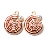 Baking Paint Alloy Pendants LS-FIND-G097-01F-1