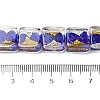 Handmade Gold Foil and Silver Foil Lampwork Beads FOIL-C001-01A-06-4