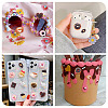 50Pcs 5 Styles Opaque Resin Imitation Food Cabochons CRES-TA0001-57-8