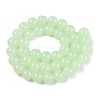 Imitation Jade Glass Beads Strands GLAA-T032-J10mm-03-3
