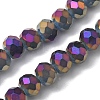 Electroplate Glass Beads Strands EGLA-A034-J6mm-G03-1
