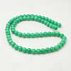 Natural Mashan Jade Round Beads Strands G-D263-6mm-XS19-2