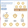 304 Stainless Steel Charms STAS-UN0007-26G-3
