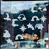 Waterproof PVC Colored Laser Stained Window Film Static Stickers DIY-WH0314-132-6