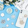 Alloy Rhinestone Cabochons PALLOY-OC0002-15LG-6
