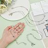 4Pcs 2 Styles Alloy Shoe Decoration Chain AJEW-FG0003-81A-3
