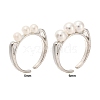 Brass Cup Peg Open Cuff Ring Settings LS-KK-G518-06P-01-4