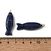 Natural Dyed Lapis Lazuli Carved Pendants G-G314-01G-05-3
